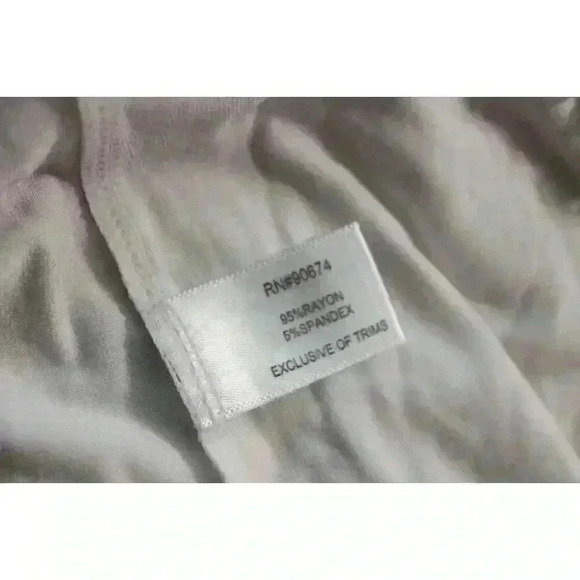 NWT Boston Proper Blouse Size XL Beaded Fringe Stretch Boho Artsy Hippie $98 - Picture 13 of 13